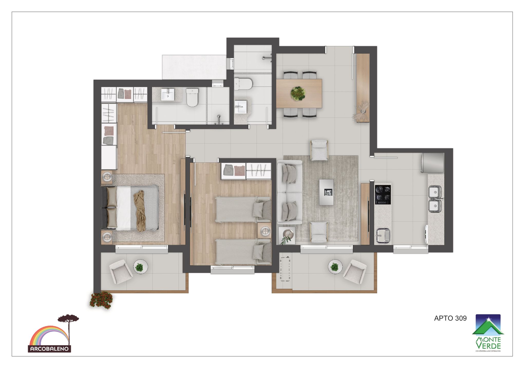 Apartamento de 3 quartos, 180m² no bairro Floresta, em Gramado | Eu Corretor