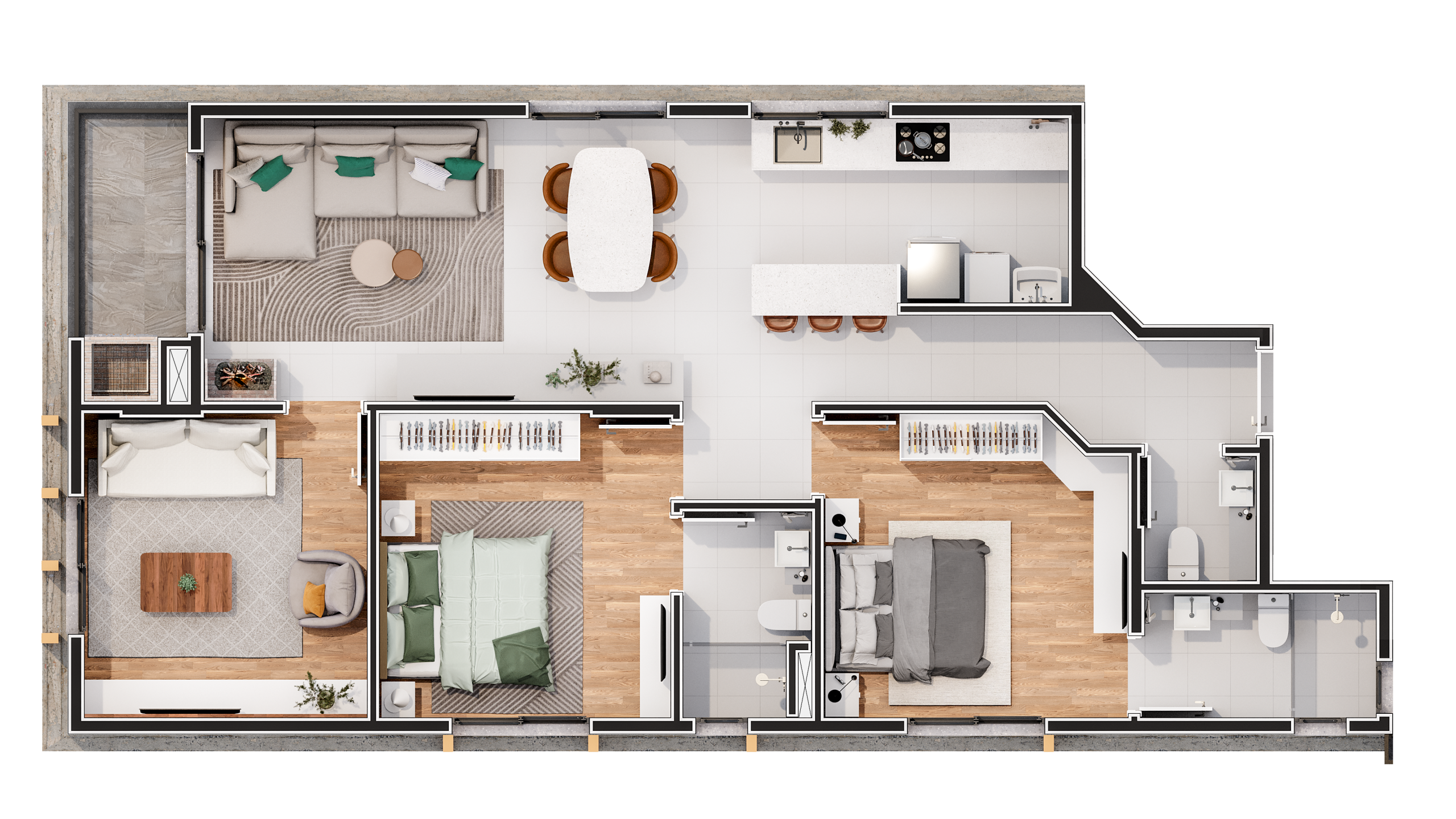 Apartamento, 2 quartos, 234 m² - Foto 28