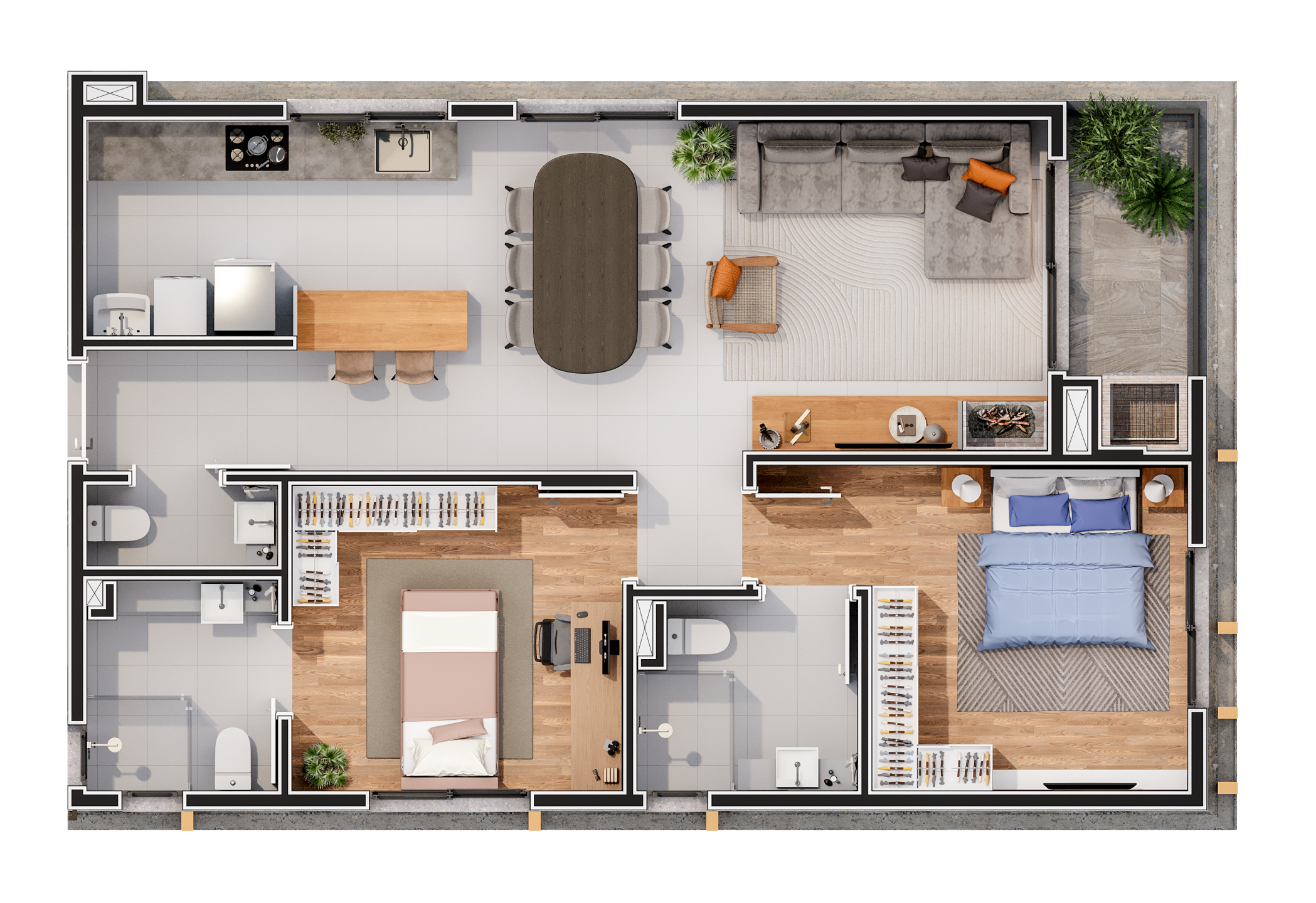 Apartamento, 2 quartos, 234 m² - Foto 23