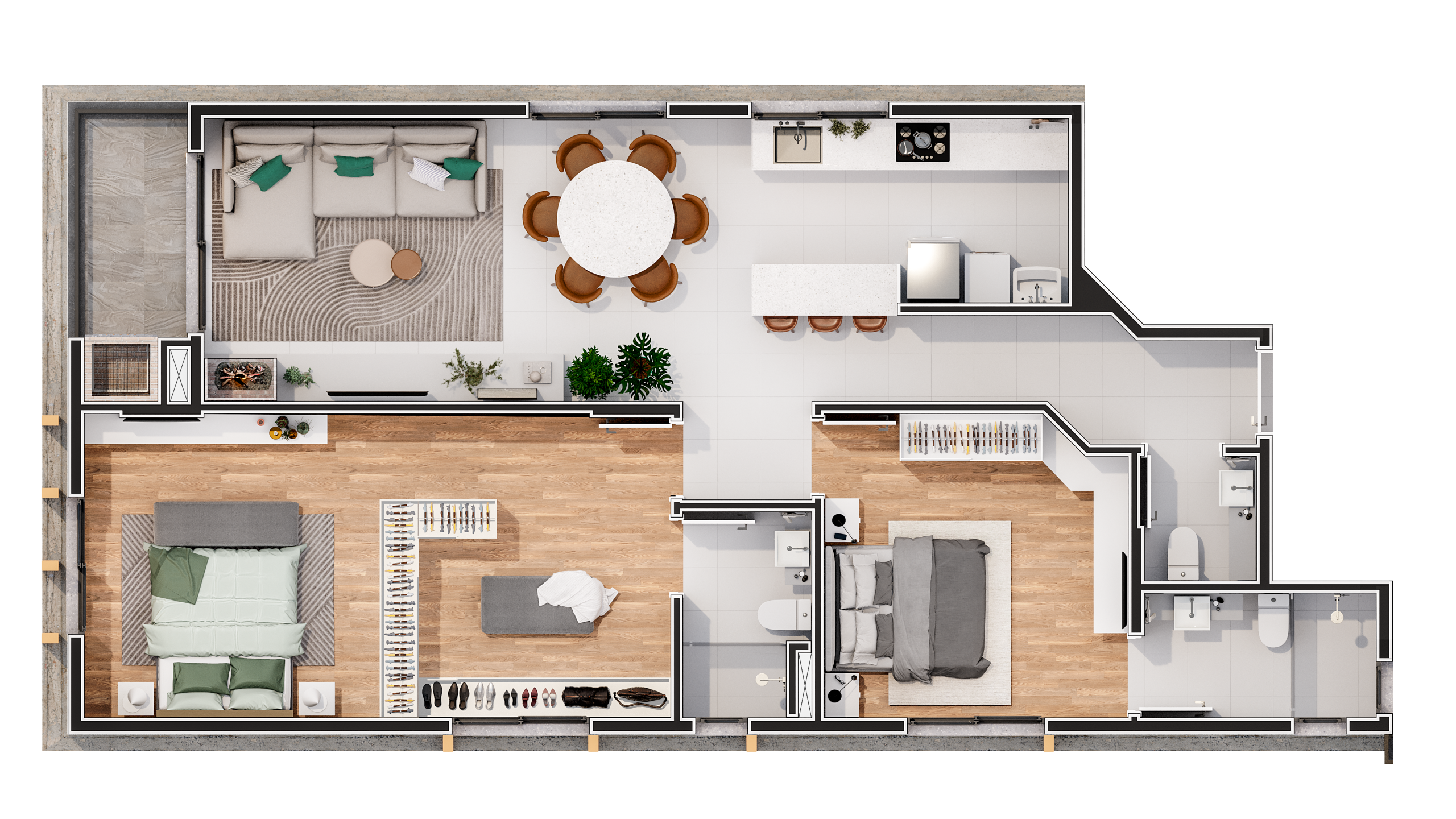 Apartamento, 2 quartos, 234 m² - Foto 25