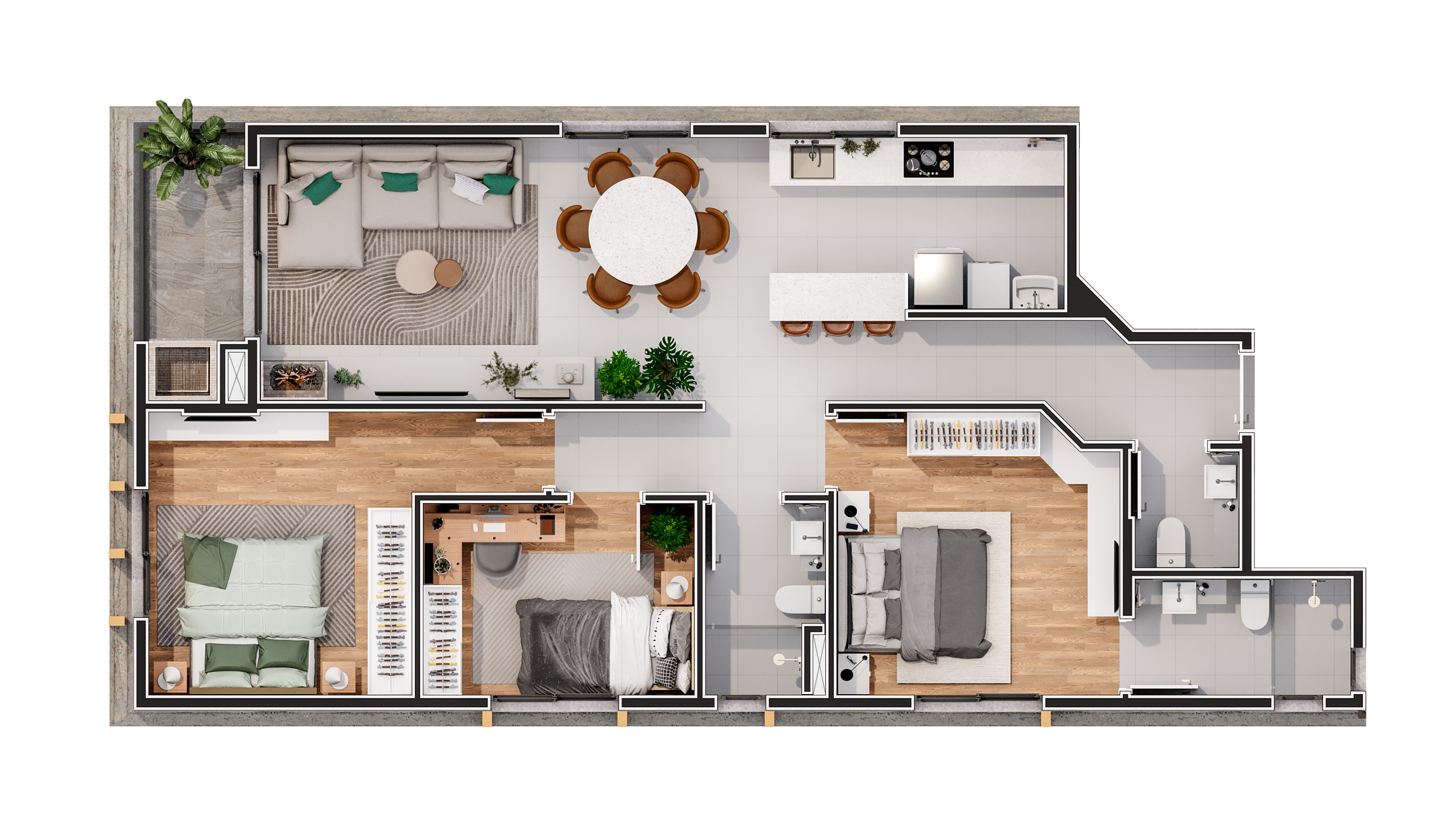 Apartamento, 2 quartos, 234 m² - Foto 24