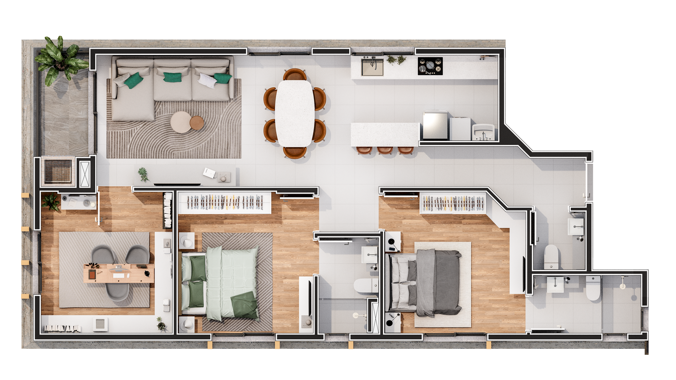 Apartamento, 2 quartos, 234 m² - Foto 27