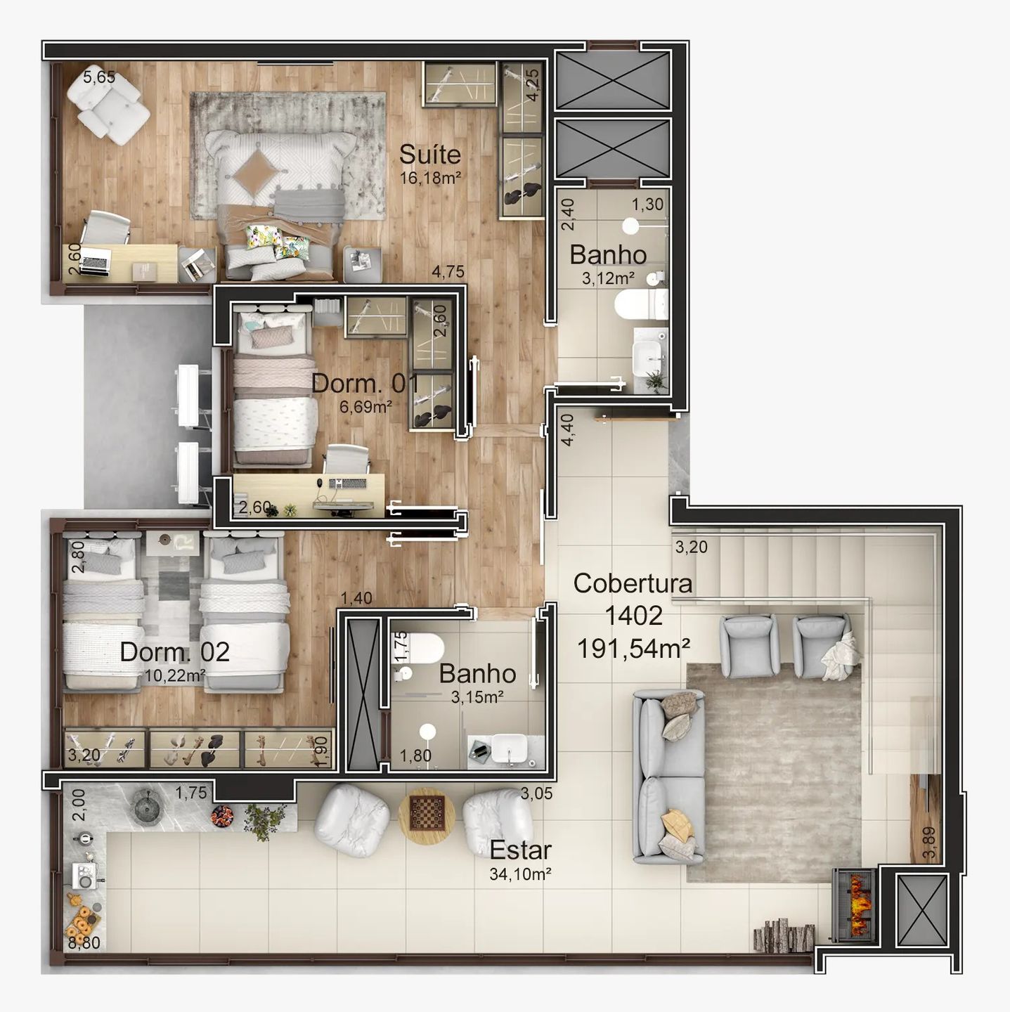 Apartamento, 3 quartos, 93 m² - Foto 21