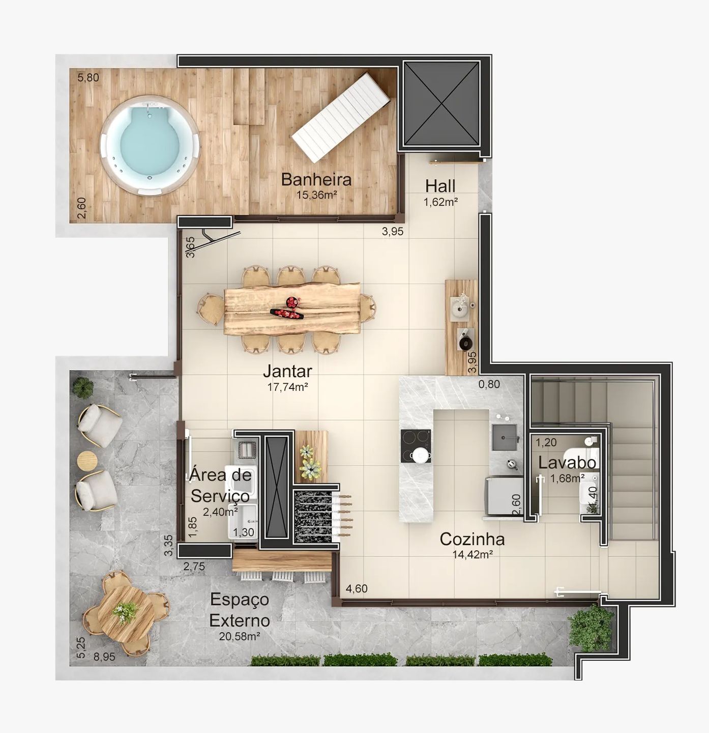 Apartamento, 3 quartos, 93 m² - Foto 24