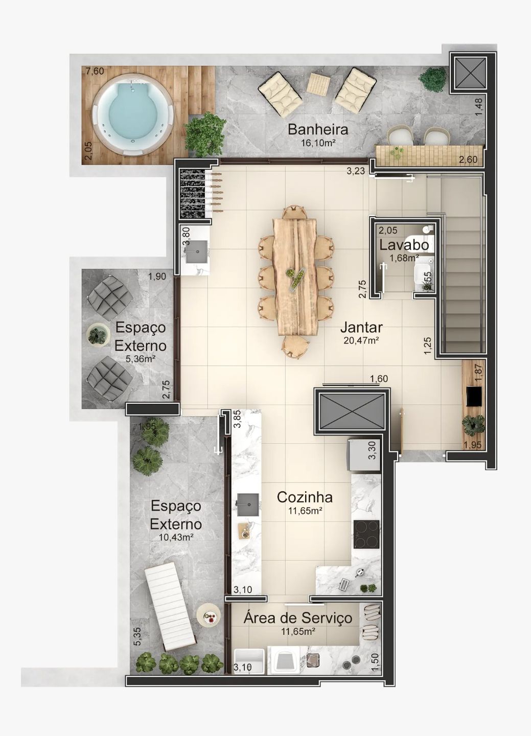 Apartamento, 3 quartos, 93 m² - Foto 23
